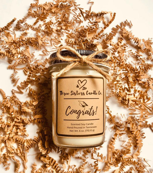 Graduation Candle Gift - Graduation Gift - Candle Gift - College Graduation Gift for Her - College Gift