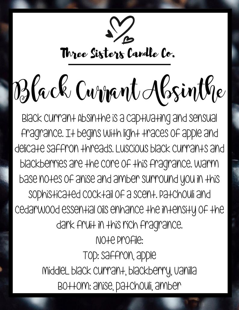 Black Currant Soy Candle - Candle Gift - Wedding Favors - Scented Candle