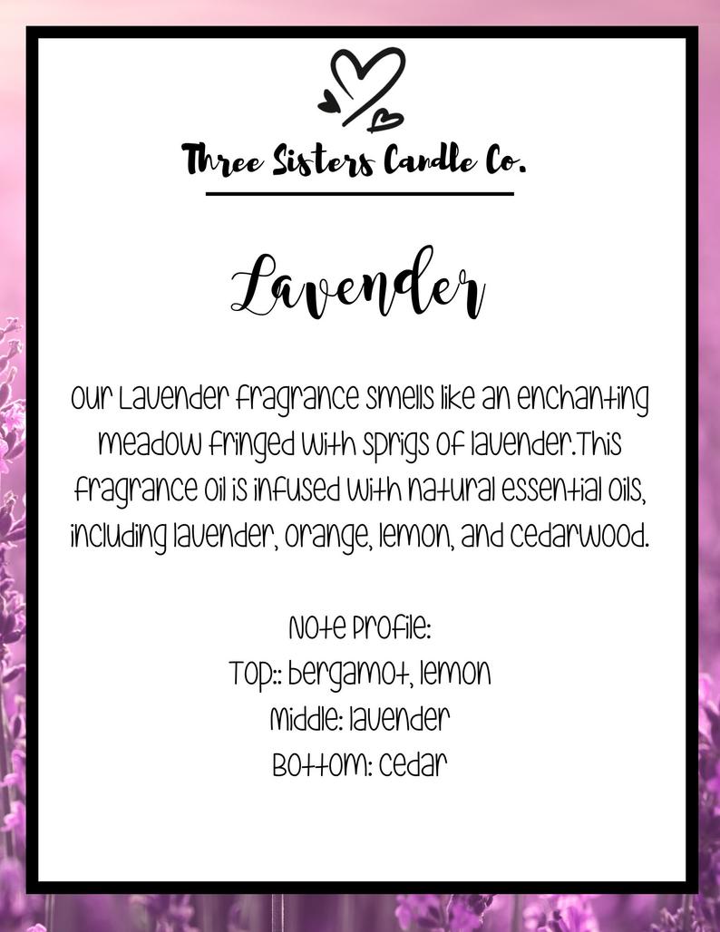 Lavender Soy Candle - Candle Gift - Scented Candle - Farmhouse Decor