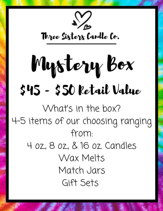 Mystery Candle Gift Box- Candle Gift - Gift for her - Self Care - Gift from Daughter - Gift for Wife