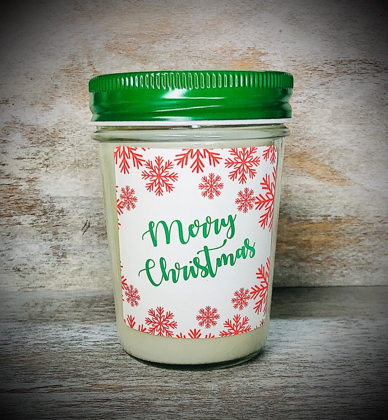 Christmas Candle - Candle Gift - Scented Candle - Stocking Stuffer